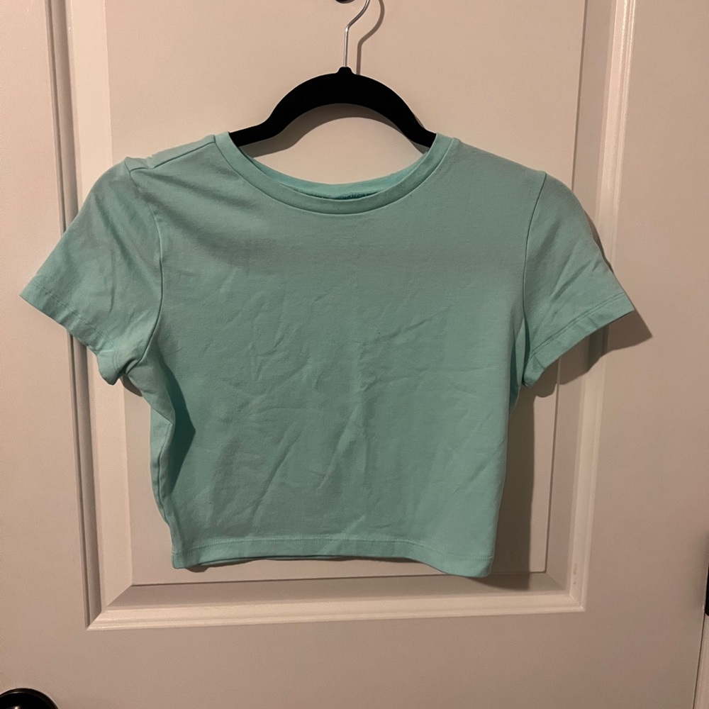 Light Blue crop top